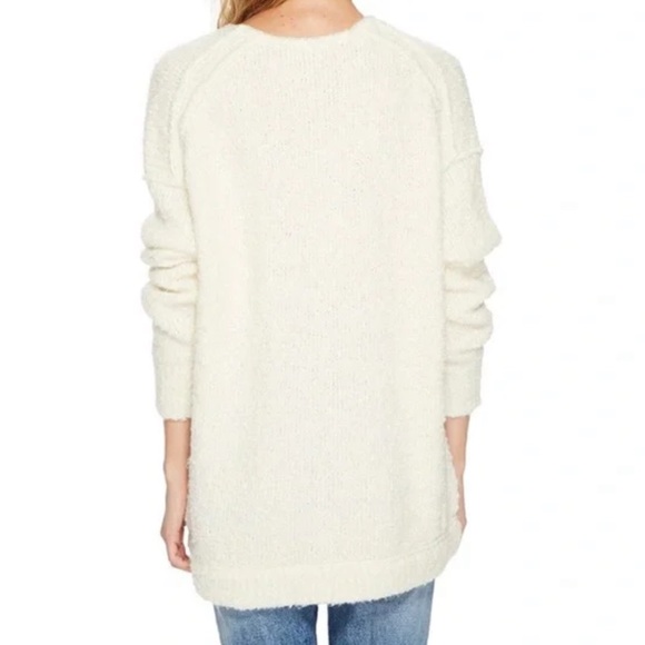 FREE PEOPLE LOFTY VNECK ALPACA BLEND SWEATER - Picture 2 of 8